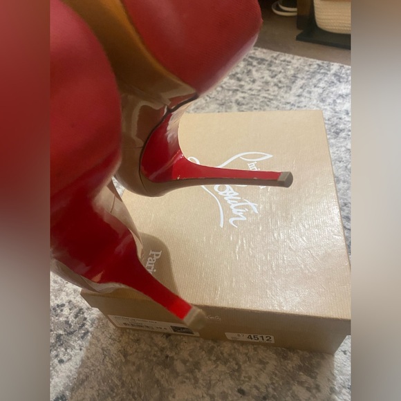 Christian Louboutin Lady Peep Nude Heel - Picture 8 of 10